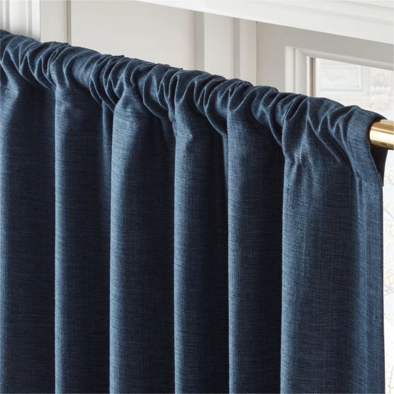 Mali Sea Storm Silk Viscose Window Curtain Panel 48''x84'' 5 Mali Sea Storm Silk Viscose Window Curtain Panel 48''x84'' - Image 3