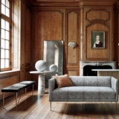 Playa Ivory Small Terrazzo Ball -Nesto Store MaraisloveseatwithChromeJL20 1x1B