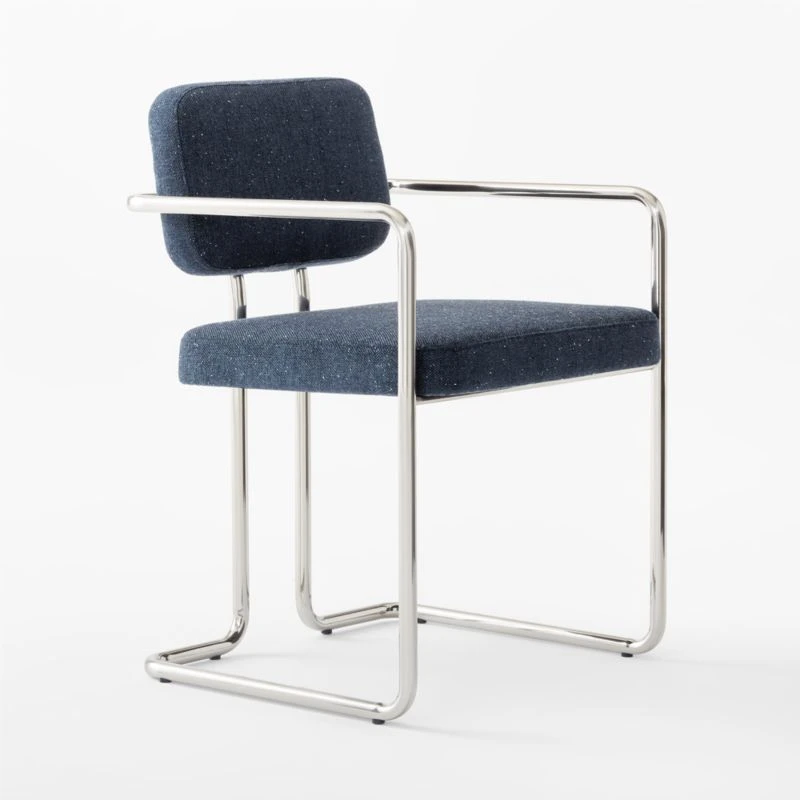 Marc Dark Blue Dining Chair 5 Marc Dark Blue Dining Chair - Image 3