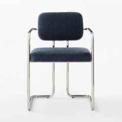 Marc Dark Blue Dining Chair 9 Marc Dark Blue Dining Chair -Nesto Store MarcDarkBlueDiningChairSOSSF22