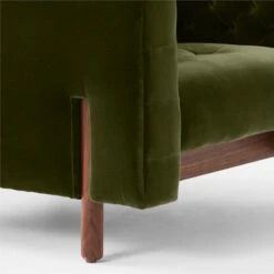 Marconi Tufted Green Velvet Accent Chair -Nesto Store MarconiTfdGrnVlvtActChrAV2SSF23