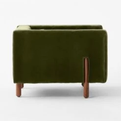 Marconi Tufted Green Velvet Accent Chair -Nesto Store MarconiTfdGrnVlvtActChrSDSSF23