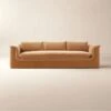 Mardones Camel Brown Velvet Sofa -Nesto Store MardonesCamelVlvtSofaSHF23