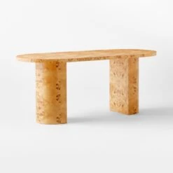 Marisa Burl Wood Desk 70'' -Nesto Store MarisaBurlwoodDeskLrg3QSSS23