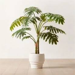 Marram Ribbed White Indoor Planter Small -Nesto Store MarramWhitePlanterSmSHF23