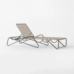 Massima Wicker Outdoor Patio Chaise Lounge -Nesto Store MassimaWckrChsLounge3QSSS22