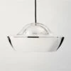 Materia Polished Nickel Dome Pendant Light -Nesto Store MateriaPldNklPendantSHF22