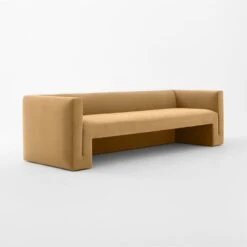 Matra Camel Velvet Sofa -Nesto Store MatraCamelVelvetSofa3QSSF22