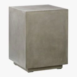 Matter Grey Cement Square Side Table -Nesto Store MatterGryCementSideTbl3QS20