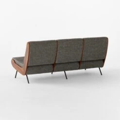 Meda Grey Wool Armless Sofa 12 Meda Grey Wool Armless Sofa -Nesto Store MedaGreyWoolSofa3QBSSF22