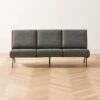 Meda Grey Wool Armless Sofa -Nesto Store MedaGreyWoolSofaSHF22