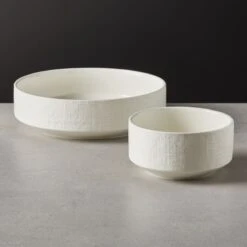 Millye Ivory Serving Bowl -Nesto Store MillyeBowlGroupFHF20