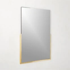 Mimi Rectangular Polished Brass Wall Mirror 24"x36" -Nesto Store MimiPldBsWllMrr24x36inAVSHS22