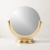 Mimi Rotating Polished Brass Vanity Mirror -Nesto Store MimiRttgPldBrsVntyMirrorSHS22
