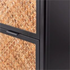 Miri Black Cane Chifferobe -Nesto Store MiriChiffrobeAVSSF21