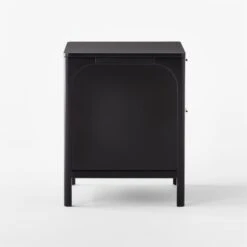 Miri 2-Drawer Black Cane Nightstand -Nesto Store MiriNightstandSDSSF21