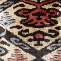 Molti Turkish Silk Throw Pillow With Feather-Down Insert 20" -Nesto Store MoltiTrkshSlkPllw20X20inAVSSF22