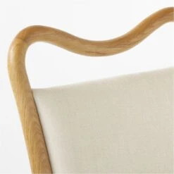 Monte Ivory Upholstered Dining Chair -Nesto Store MonteCrvdBkDnngChairBrnAVSSS23