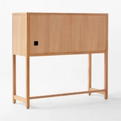 Monte Nido Oak Wood Secretary Desk -Nesto Store MonteNidoDesk3QBSSS22