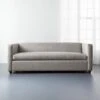 Movie Felt Grey Sleeper Sofa Queen