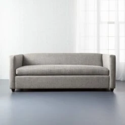 Movie Felt Grey Sleeper Sofa Queen