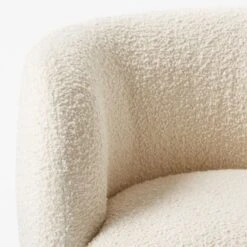 Muir White Boucle Swivel Chair -Nesto Store MuirWhtBclSwivelChairAVSSF23