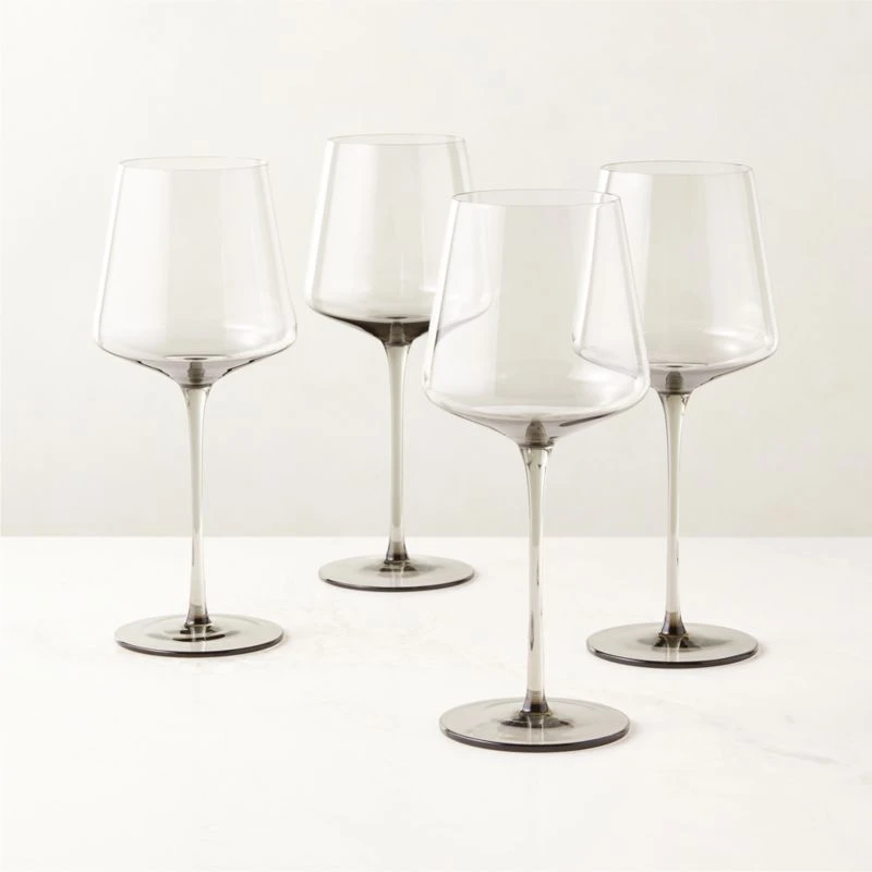 Muse Smoked Red Wine Glass Set Of 4 3 Muse Smoked Red Wine Glass Set Of 4