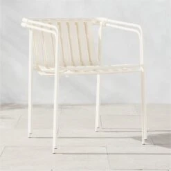 Navene Ivory Outdoor Dining Armchair Set Of 4 -Nesto Store NaveneIvyDiningChairAVSHS23