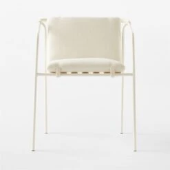 Navene Ivory Outdoor Dining Armchair Set Of 4 -Nesto Store NaveneIvyDiningChairSOSSS23