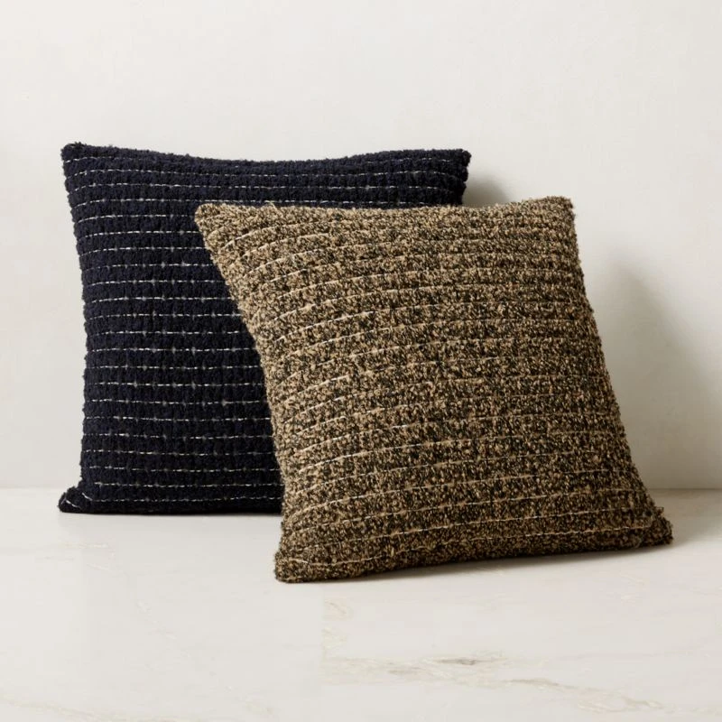 Nazare Brown Throw Pillow With Down-Alternative Insert 23'' 5 Nazare Brown Throw Pillow With Down-Alternative Insert 23'' - Image 3