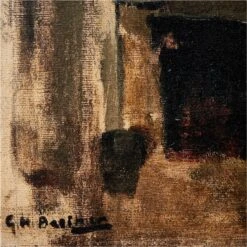 'Neighborhood Street In Rijswijk' Framed Reproduction By George Hendrik Breitner 25''x37'' -Nesto Store NgbrhdSttRijswijk25x37inAV3SHF22