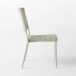 Nino Ivory Rattan Stacking Outdoor Dining Chair -Nesto Store NinoDiningChairSDSSS23