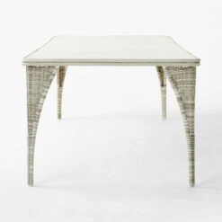 Nino Ivory Rattan Outdoor Dining Table -Nesto Store NinoDiningTableSDSSS23