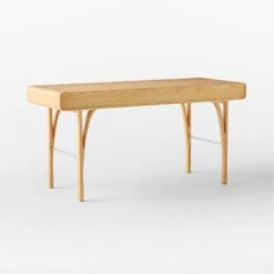 Noemie 3-Drawer Burl Wood Office Desk -Nesto Store NoemieBurlDesk3QBSSS23