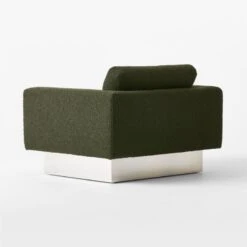 Noor Green Boucle Lounge Chair -Nesto Store NoorGreenBclChair3QBSSF22