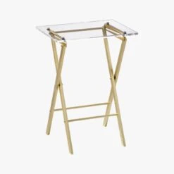 Novo Acrylic Folding Table -Nesto Store NovoAcrylicFoldTableF13