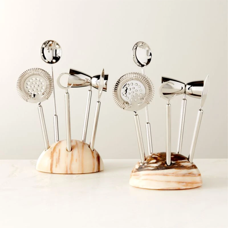 5-Piece Ohara Marble Bar Tool Set 6 5-Piece Ohara Marble Bar Tool Set - Image 4