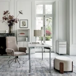 Oracle Modular White Wood Bookcase -Nesto Store OracleBleachedAshModularAG21 1x1