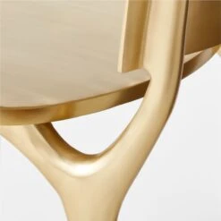 Oro Gold Metal Outdoor Counter Stool -Nesto Store OroGoldBarstoolAVSSS23