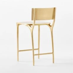 Oro Gold Metal Outdoor Counter Stool -Nesto Store OroGoldCounterStool3QBSSS23