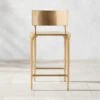 Oro Gold Metal Outdoor Counter Stool 1 Oro Gold Metal Outdoor Counter Stool -Nesto Store OroGoldCounterStoolSHS23