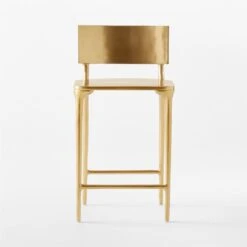 Oro Gold Metal Outdoor Counter Stool -Nesto Store OroGoldCounterStoolSOSSS23