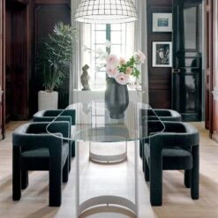 Acadia Black Ceramic Vase -Nesto Store OrrinWhiteOvalDiningTableJN21 1x1 2