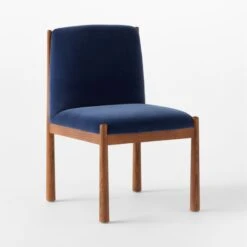 Paglia Blue Velvet Dining Chair -Nesto Store PagliaBlueVlvtDiningChr3QSSS23