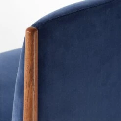 Paglia Blue Velvet Dining Chair -Nesto Store PagliaBlueVlvtDiningChrAVSSS23