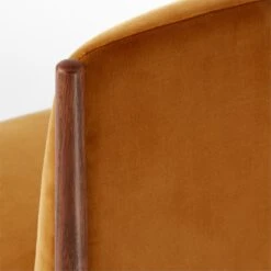 Paglia Rust Orange Velvet Dining Chair -Nesto Store PagliaRustVlvtDiningChrAVSSS23