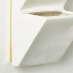 Paka White Ceramic Wall Sconce Light -Nesto Store PakaCrmcWallSconceAVSHF23