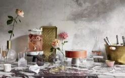 Daphne Glass Serving Bowl Set Of 8 -Nesto Store PalazzoMarbelizedTeaLightJL18