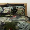 Palm Grove Linen Duvet Cover And Shams -Nesto Store PalmGroveFQDuvetCoverSHF22