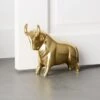 Pascal The Bull Gold Doorstop-Bookend -Nesto Store PascalGoldBullDoorstopSHF18